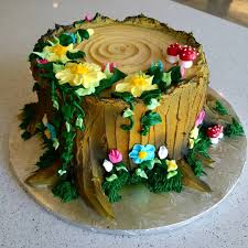 Buttercream Fairy Garden Cake Fairy Garden Cake Garden Party Cakes Fairy Birthday Cake