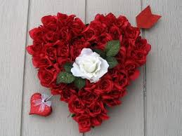 Red White And Pink Are You Ready For Valentines Day By Antje Shiffer On Etsy Heart Shaped Wreaths Diy Valentines Crafts Valentines Day Weddings