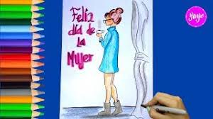 Estos dibujos para el día de la madre para colorear son perfectos para hacer un regalo especial a mamá (descarga e imprime). Ideas De Como Dibujar Hermosa Tarjeta Para El Dia De La Mujer Dibujos Bonitos Yaye Youtube