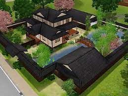 Mod The Sims Himeya Inn Another Japanese House Minecraft Japanese House Japanese Style House Japanese House