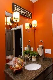 Bathroom Orange Walls Burnt Orange Bathroom Decor Orange Bathroom Ideas Burnt Orange Bathrooms Orange Bathroom Decor Orange Bathrooms Burnt Orange Bathrooms