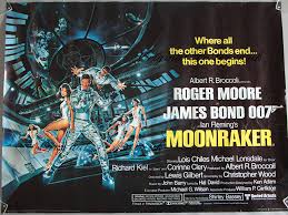 Lewis gilbert directed the film and daniel goozee is the artist for the poster. Moonraker Original Vintage Film Poster Original Poster Vintage Film And Movie Posters