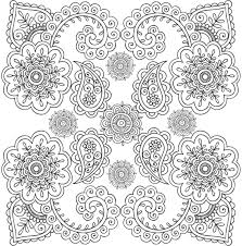 Coloring the peaceful mandalas, paisley ornament. Anti Stress Relaxation Printable Coloring Pages