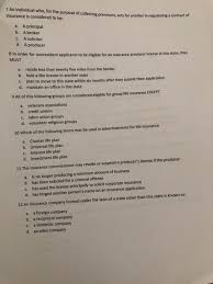 Portable electronics insurance limited lines license. Solved 7 An Individual Who For The Purpose Of Collecting Chegg Com
