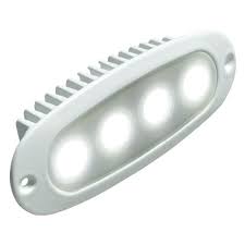 T H Marine Led 39120 Dp 5 7 8 L X 1 3 4 W Oval Recessed Mount Spreader Led Lights Boatid Com