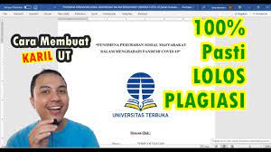 Pertama kali berkarir sebagai finance analyst di pma pokoknya sama kyk mahasiswa pada umumnya, dapat tugas makalah, paper, karil dsb. Cara Membuat Karya Ilmiah Karil Ut Supaya Lolos Plagiasi Youtube
