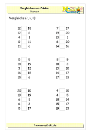 Kleines bingo plusaufgaben klasse 1. Zahlen Vergleichen Bis 20 Klasse 1 Kostenloses Arbeitsblatt Mit Losungen Als Pdf Download Nachhilfe Mathe Zahlen Vergleichen Mathematik Aufgaben