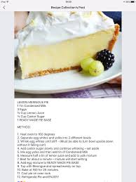 Lemon Meringue Tart Meringue Pie Recipes Tart Baking Tart Recipes