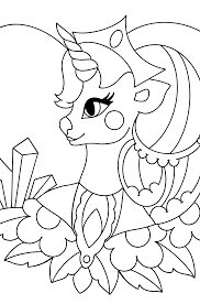 É cada desenho mais lindo que o outro. Desenho Para Colorir Simples Uma Rainha Do Unicornio Download De Imagens A4