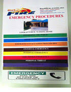 emergency procedures flip chart hotfire