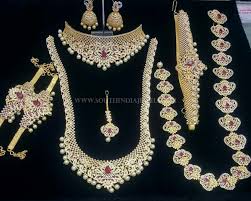 Imitation Bridal Jewellery Set From Simma Jewels South India Jewels Bridal Fashion Jewelry Bridal Gold Jewellery Designs Bride Jewelry Set