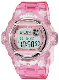 Casio Women S Digital Watch With Resin Strap Bg 169r 4er Amazon Co Uk Watches