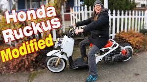 When does the honda ruckus go on sale? Honda Ruckus Modified Lowered Motorcycle Scooter What Is That Youtube