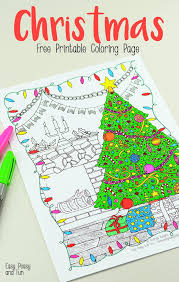 Santa images on this christmas 2020. Free Printable Christmas Coloring Page Easy Peasy And Fun