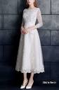 Wedding Dresses for Older Brides over 40, 50, 60, 70 | Tea length ...