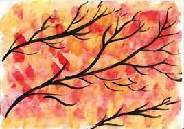 Wasserfarben Zaubern Buntes Herbstlaub An Die Baume Herbstbilder Herbst Kunst Herbst Bilder