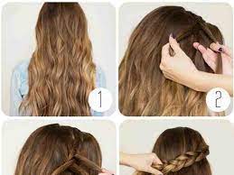 صور تسريحات شعر الصورة ٤ تسريحات easy to do hairstyles diy hairstyles wrap around braid