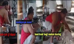 Sayangnya, tidak semua pemilik kucing mampu membeli makanan kucing terbaik dengan label harga mahal. Pura Pura Bagi Kucing Makan Selepas Disergah Mahu Puasa Yang Yok