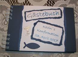 Gästebuch personalisiert für hochzeit, geburtstag, taufe & andere anlässe. Gastebuch Zur Konfirmation Riekes Artefaktum Handgemachte Bucher