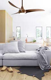 The Beacon Lighting Minka Aire Wave Ceiling Fan With Dimmable Led Warm White Light In Dark Koa Remote C Modern Ceiling Fan Living Room Ceiling Fan Ceiling Fan