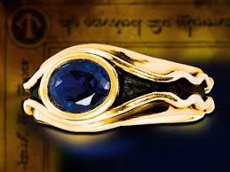 Three Rings For The Elven Kings Under The Sky In Black Speech Vilya Power Ring Elven Ring Rings