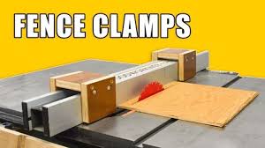 How To Make Table Saw Fence Clamps Woodworking Decoracao