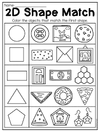 2d Shape Match Worksheet For Kindergarten This Packet Is Jamm Figuras Geometricas Para Preescolar Figuras Geometricas Para Ninos Figuras Y Cuerpos Geometricos