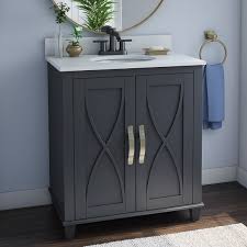 In addition to full bathroom vanities, sears carries separate pieces that set aside a special spot for you to get ready in any room of the house. Sand Stable Briana 30 Single Bathroom Vanity Set Reviews Wayfair