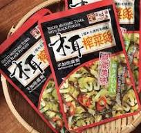 Yummy House Preserved Sliced Mustard Tuber with Black Fungus - 70 g