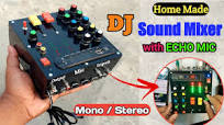 How to make Dj Mixer at home | Homemade DJ Mixer | Mono / Stereo | Echo Mic  | VU Meter |