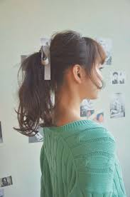 ポニーテールは 触角 で可愛く ちょいテクで差がつくスタイルを伝授 hair カワイイ髪型 ヘアスタイル ロング ポニーテール