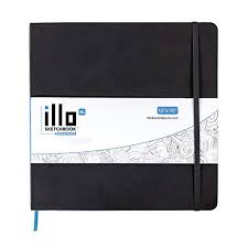 Amazon Com Illo Sketchbook Extra Large Square Sketch Book 10x10 Premium 122lb Paper Hardcover Notebo Sketch Book Square Sketchbook Hardcover Notebook