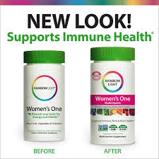 Amazon Com Rainbow Light Women S One Multivitamin For Women With Vitamin C Vitamin D Zinc For Immune Support Clinically Proven Absorption Of 7 Key Nutrients Non Gmo Vegetarian Gluten Free 150 Tablets