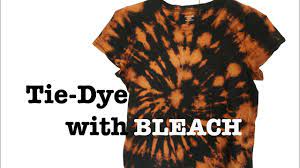 Can you tie dye a black shirt? How To Tie Dye With Bleach Youtube