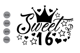 Free Free Happy Sweet 16 Svg Free 230 SVG PNG EPS DXF File