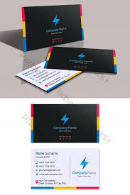Click to view uploads for zee.lfc2222. Colorful Business Card Template Vector Business Card Ai Free Download Pikbest