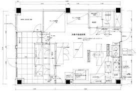 カフェベーカリー厨房設計レイアウト図面 飲食店の設計と内装工事 厨房 設計 パン屋のインテリア レイアウト