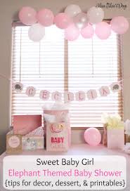 For a diy invitation card, the first thing to. Baby Girl Elephant Baby Shower On A Budget Decor Games And Desserts