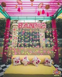 5 Mehndi Decoration Ideas That Inspire The Best Setups Mehendi Decor Ideas Desi Wedding Decor Indian Wedding Decorations Receptions