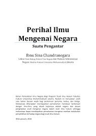 Pdf Perihal Ilmu Mengenai Negara
