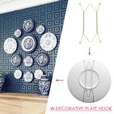 Maybe you would like to learn more about one of these? 14 Inches As The Picture Decorative Dish Display Platter Holder Practical Wall Plate Hangers Golden With Stainless Steel 8 10 12 14 16inch Wall Display Plate Dish Hangers Holder For Home Decor Vertical