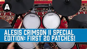 It featured 500 drums sounds, sampled at 48khz and stored on an internal rom chip. Upgrade Your Electronic Drum Sounds With The New Alesis Crimson Ii Special Edition Kit Youtube