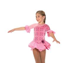 Jerrys Ice Skating Dress 208 Hibiscus Whirl Dress