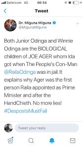 Dr Miguna Miguna On Twitter They Are Illiterate Chief