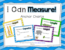 Extra Special Teaching I Can Measure Anchor Charts Freebie