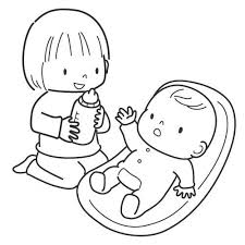 552 x 736 jpeg pixel. Kleurplaat Baby Krijgt De Fles Baby Coloring Pages Free Coloring Pages Baby Clip Art