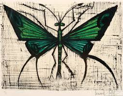 Green Butterfly by Bernard Buffet – YangGallery