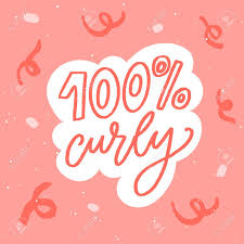 Curly hair is stylish and in trend, you have to admit no matter you are blossed with curly hair or not. 100 Percent Curly Funny Quote About Naturally Wavy Or Curly Hair Type Pink Handwritten Text On Abstract Background Royalty Free Cliparts Vectors And Stock Illustration Image 149245108
