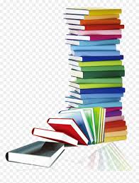 A reference work containing an alphabetical list of words, with information given for each word, usually. Book Library Stack Clip Art Stack Of Books Rainbow Hd Png Download Vhv
