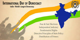 International Day Of Democracy India World S Largest Democracy As We Mark Democ Education Trust Directive Principles Happy Ganesh Chaturthi Images